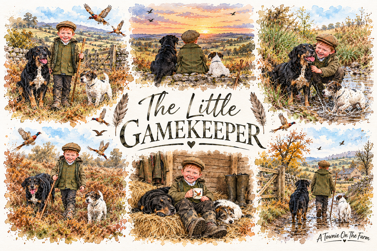 The Little Gamekeeper - Six Scene Print