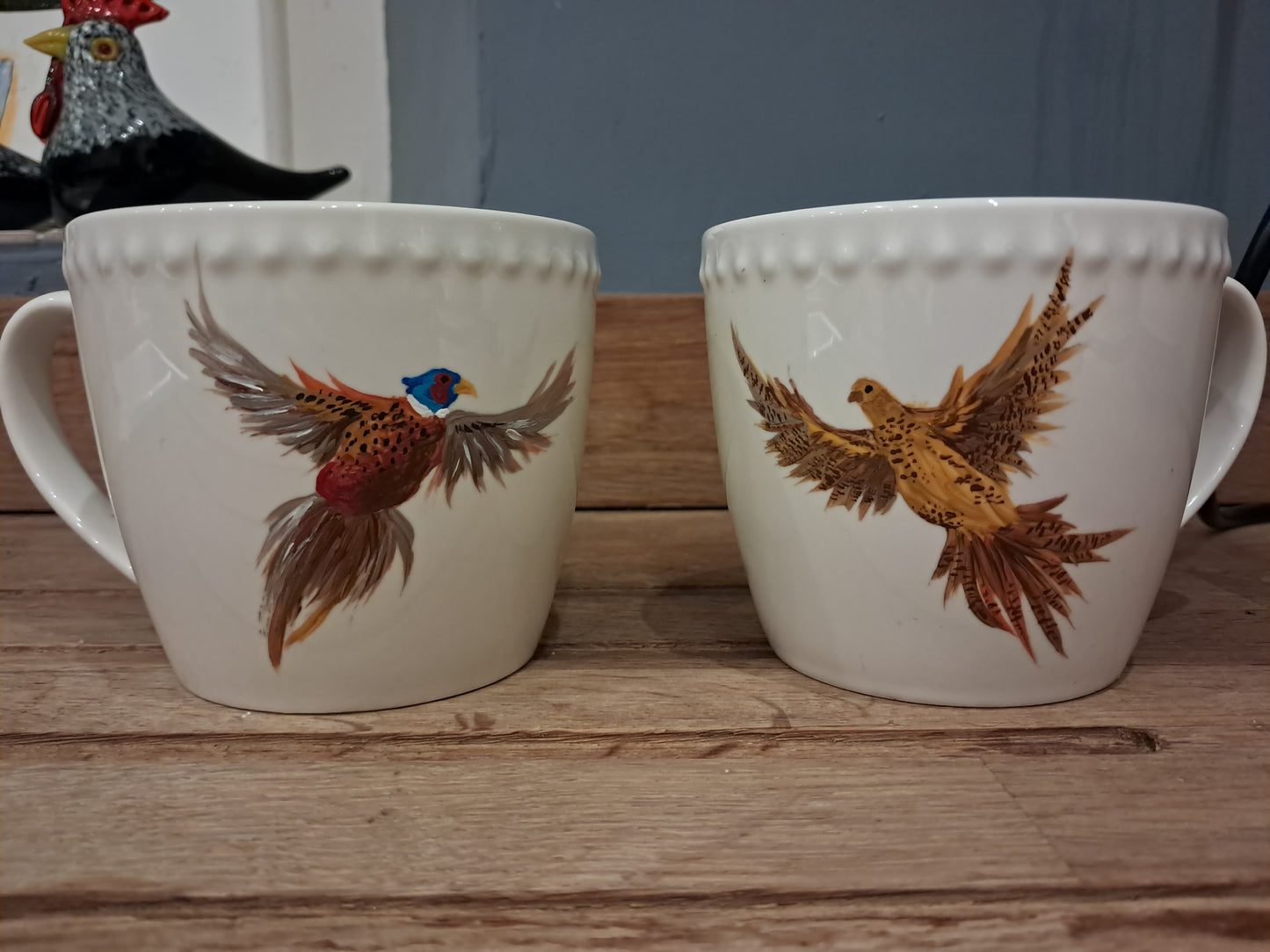His and Hers Pheasant Mug Set