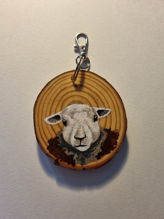 Sheep Breeds - Wooden Keyrings