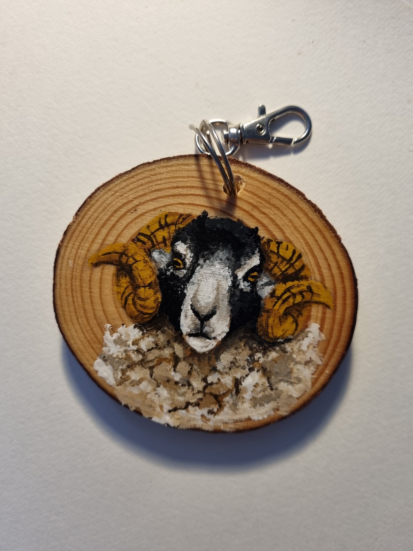 Sheep Breeds - Wooden Keyrings